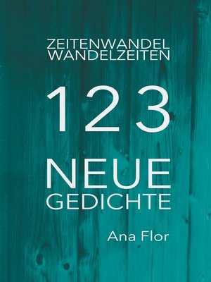 cover image of Zeitenwandel-Wandelzeiten